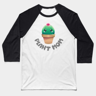 Plant Mom Cactus Baseball T-Shirt